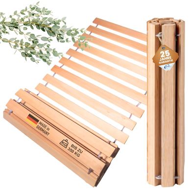 Rollrost DELUXE Lattenrost Vollholz belastbar bis 350 kg Made in Germany -