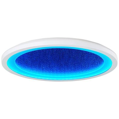 Brilliant Tanida LED Panel 22W Weiß Ø29,5 Glitzereffekt Nachtlicht & Memory Funktion