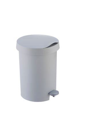 Tritt - Mülleimer 5 Liter - Kunststoff - Grau