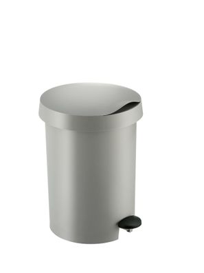 Tritt - Mülleimer 5 Liter - Kunststoff - Grau metallic