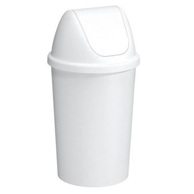 Twinga Abfalleimer - 45 Liter, Kunststoff, Weiß