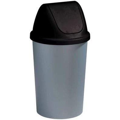 Twinga Abfalleimer - 45 Liter, Kunststoff, Grau