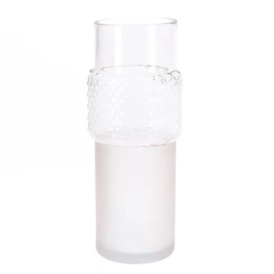 Elegante Glasvase Ø 13 cm X H 33,5 cm Transparent