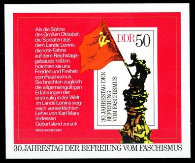 DDR BLOCK Kleinbogen Block 42 postfrisch S5234DA
