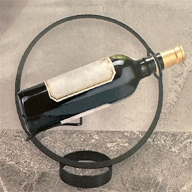 Stilvoller Weinflaschenständer schwarz Modern Weinregal Weinflaschenregal