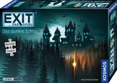 Kosmos Spiel EXIT Das dunkle Schloss| ab 10 Jahren | für 1 -4 Spieler