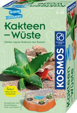 Experimentierkasten KOSMOS Kakteen-Wüste für Kinder mit Pflanzensamen