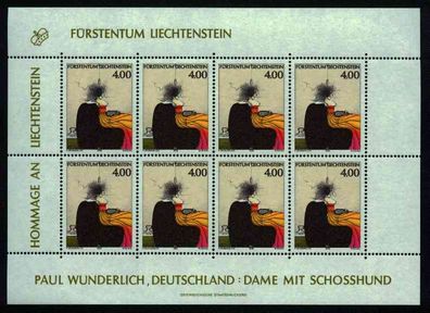 Liechtenstein BLOCK Kleinbogen Nr 1123KB postfrisch KLE SC2F08A