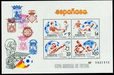 Spanien Block 26 postfrisch S00F322
