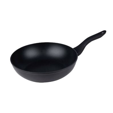 Pfanne 28cm Wokpfanne Antihaft beschichteter Aluminium Wok alle Herdarten