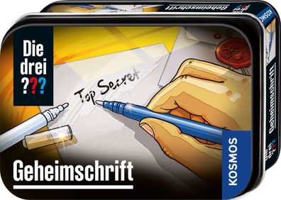 KOSMOS 63234 Die drei Geheimschrift Detektiv Set für Kinder ab 8 Jahren