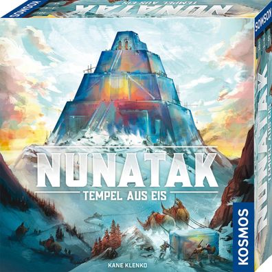 KOSMOS 68380 Nunatak Tempel aus Eis 3D Spiel für 1-4 Spieler ab 10 Jahren
