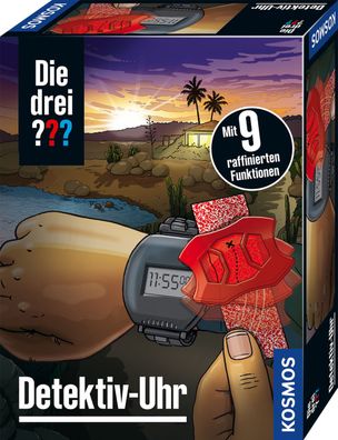 Kosmos 63229 Die drei ??? Detektiv Uhr 9 Funktionen ab 8 Jahren