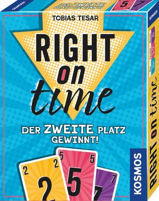 Right on Time 74186 Kosmos Kartenspiel Taktik 3-5 Spieler ab 10 Jahren
