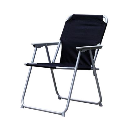 Campingstuhl Klappstuhl Anglerstuhl Regiestuhl Faltstuhl Metall Schwarz Stoff