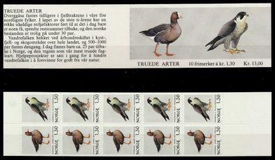 Norwegen Markenheft Nr MH 04 postfrisch S033A46