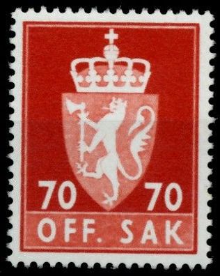 Norwegen DIENST Nr 92 postfrisch S034EF2