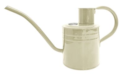 Kent & Stowe Gießkanne Creme 1L Stahl Langer Auslauf Pulverbeschichtet