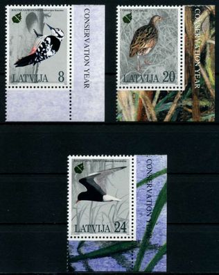 Lettland 1994 Nr 403-405 postfrisch ECKE-URE X9257BE
