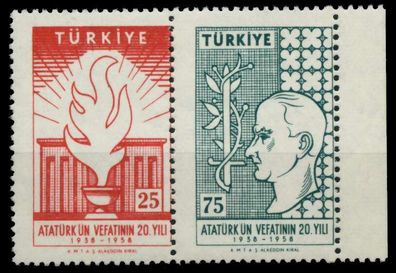 TÜRKEI Nr 1615-1616 postfrisch WAAGR PAAR X92E25E