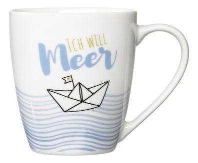 R&B Kaffeebecher | Ahoi | Porzellan | Weiss | 360 Ml