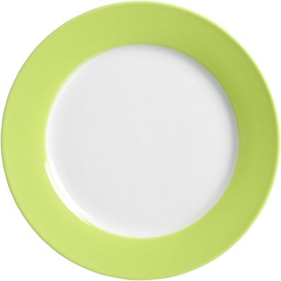 Ritzenhoff & Breker Frühstücksteller | H: 2 x Ø 20,5 cm | Grün | Porzellan