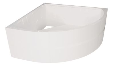 Calmwaters Wannenträger Curved Wellness in Weiß, 150 x 150 cm