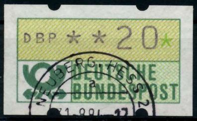 BRD ATM 1981 Nr 1-1-020 gestempelt X9700B2