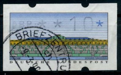 BRD ATM 1993 Nr 2-1.1-0010 gestempelt X974422
