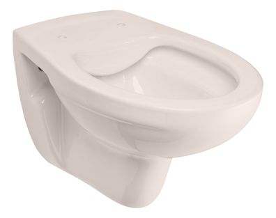 Calmwaters Spülrandloses Wand-WC in Pergamon, Tiefspüler, Abgang waagerecht