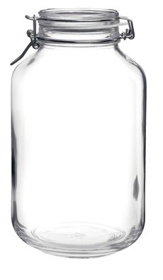 Bormioli Rocco Fido Einkochglas 4.0L – Großes Bügelverschluss Glas