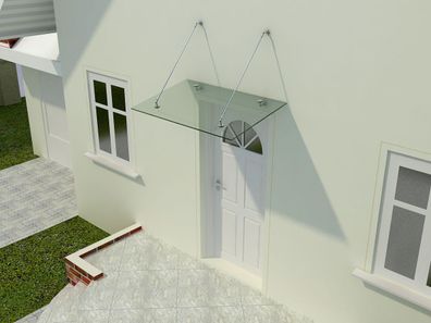 Glasvordach Olymp 120 cm