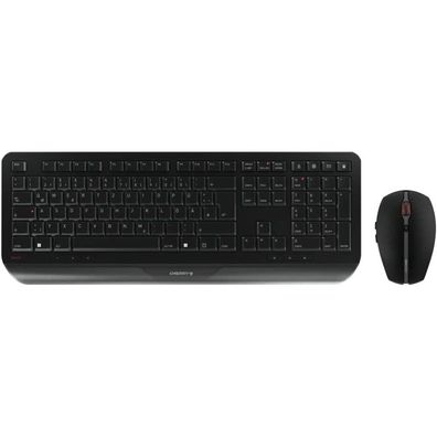 Cherry CHERRY GENTIX Desktop Wireless Maus&Tastatur DE schwarz