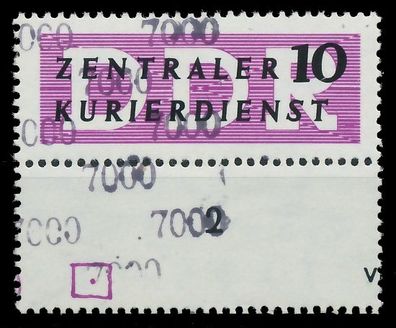 DDR DIENST Verwaltungspost-a ZKD Nr 10 N7000L ungebraucht X1D2A52