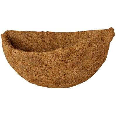 Esschert Design Kokoseinlage Wand Topf halbrund Ø 33 cm Ersatzeinlage Kokosfaser