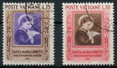 Vatikan 1953 Nr 190-191 gestempelt X404B5A