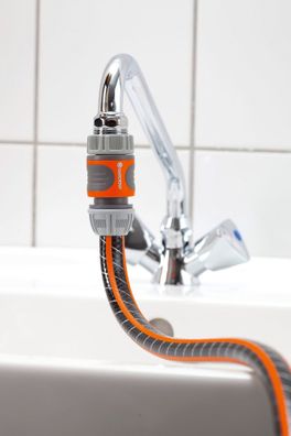 Gardena Perlstrahl-Gewindeadapter M22x1: Wasserhahn Schlauchanschluss