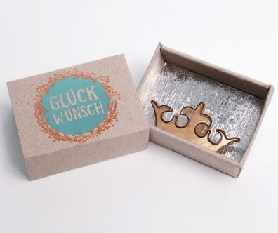 Good old friends Kleine Wunschbox Glückwunsch Viel Glück Box Geschenk Geld