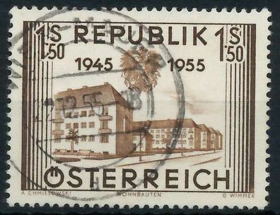 Österreich 1955 Nr 1015 zentrisch gestempelt X75E6CE