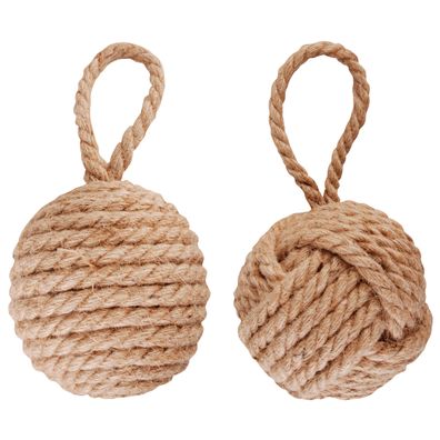 Türstopper im Maritimen Stil aus Seil. Seemanns Knäul, Tau