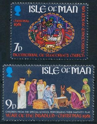 ISLE OF MAN 1981 Nr 200-201 postfrisch XAD0516