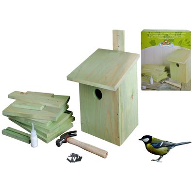 Nistkasten Bastelset Holz Bausatz Vogelhaus Garten Natur Vögel Brutkasten