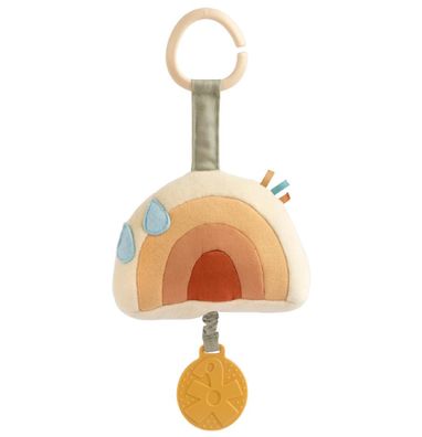 Niedliche Regenbogen Spieluhr, "Guten Abend, gute Nacht", beige bunt, von sebra
