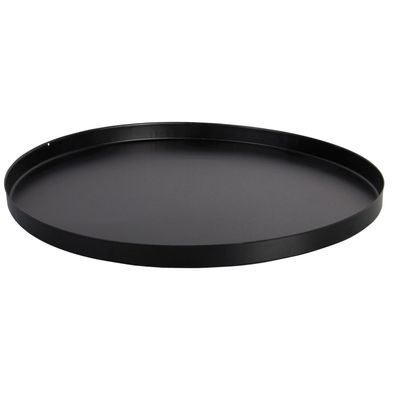 Esschert Design Bodenplatte Feuerkorb rund schwarz Weichstahl Schutzplatte