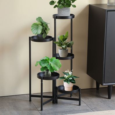 Blumentopf Ständer Pflanztreppe Blumenregal Pflanzenständer Regal 47x47xH.80cm