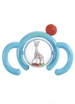 Vulli Sophie la Girafe Giraffe Geschenkkarton Rassel Zahn Baby blau