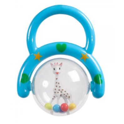 Vulli Sophie la Girafe Giraffe Geschenkkarton Rassel "sortiert" blau rot
