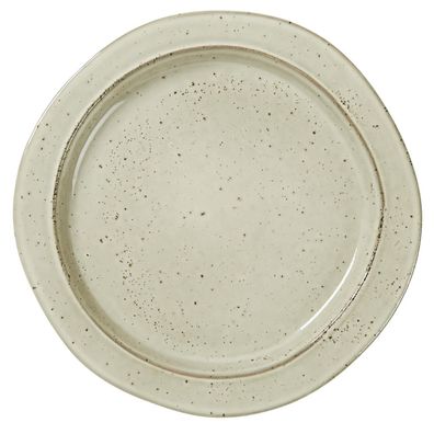 IB Laursen Frühstücks Kuchen Teller SAND DUNES Steingut Keramik creme braun ?