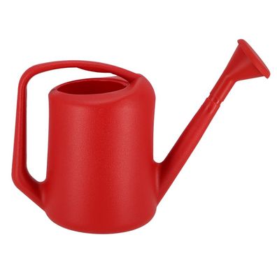 Gießkanne 5 L ROT Kunststoff incl. Ausgießer Garten Blumen modern Kanne Brause
