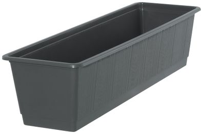 Geli Blumenkasten Standard Anthrazit 60 cm – Pflanzkasten Kunststoff